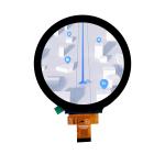 4 Inch Circular TFT Display Module 720x720 Dots IPS TFT With 40 Pins FPC