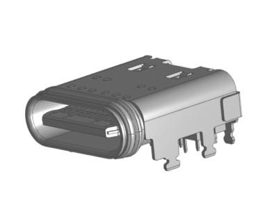 Quality IPX8 USB Connectors SMT 24 Pins USB Type C Vertical Connector for sale