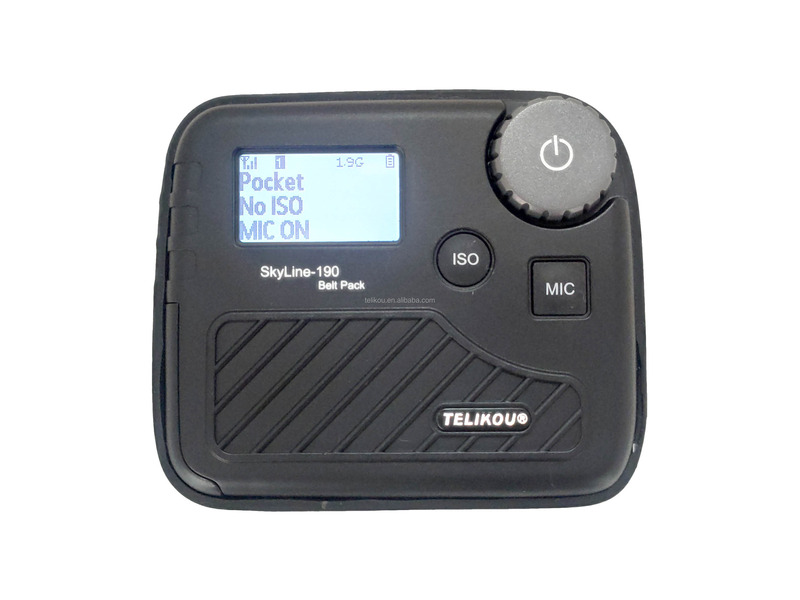 TELIKOU 2022 new wireless intercom system SKYLINE 100 16 users full duplex for event Professional Audio, Video & Lighting