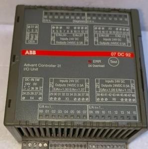 Buy cheap ABB 07DC92 GJR5252200R0101 Digital I/O Module Distributed Automation PLCs product