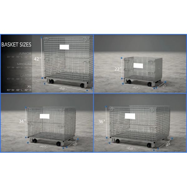Customized Size Wire Mesh Container for Warehouse Supermarket Serviceability Common