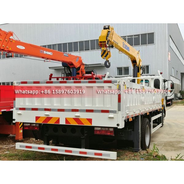 140HP to 168HP 4x2 JAC Truck Mounted Crane 5Tons Lifting Capacity