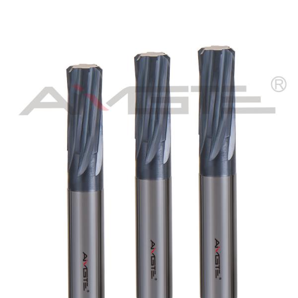 Quality Solid Carbide Straight Flute Reamer Customized 6 Flute Reamer H7 for sale