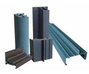 Buy cheap Powder Painted Profile Aluminum Extrusions 6063-T5 / 6060-T5 For Construction product