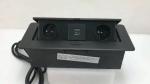 french power with usb charger interface for conference system table pop up