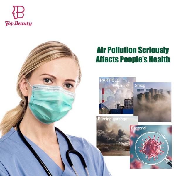 Quality Personal Protctive Dispsoable Face Mask Non Woven Fabric Material Folding for sale