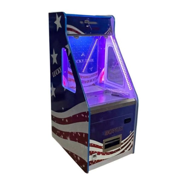 Single Push Arcade Prize Coin Pusher Coin Machine Bonus Hole For Indoor Game Center