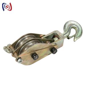 Buy cheap Single Sheave Tower Erection Stringing Tools Steel Pulley Block For Lifting / Hoisting product