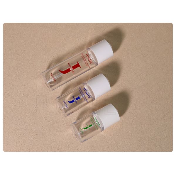 Luxury Skincare Packaging Empty Round 20ml 30ml 50ml Cream Cosmetic Plastic Jar Toner Lotion Pump Body Oil Dropper Bottle