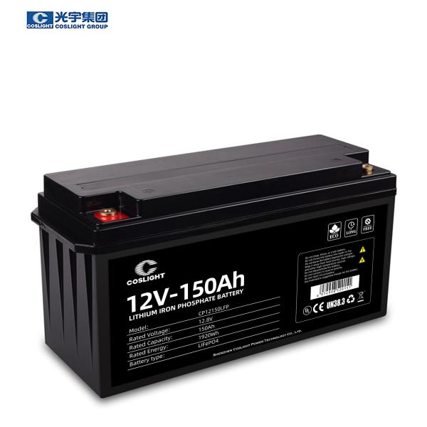 Quality Coslight 12V 150Ah RV Lithium Iron Phosphate Battery For Telecom Base Station for sale