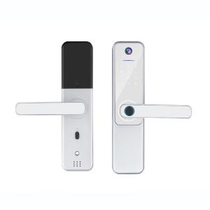 Qleung S802MAX Smartlocks Fingerprint Wifi Tuya App Remote Unlock Card Code Camera Digital Home Door