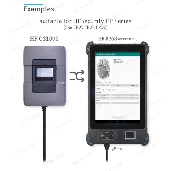HFSecurity OS1000 USB Biometric Capacitive Fingerprint Scanner