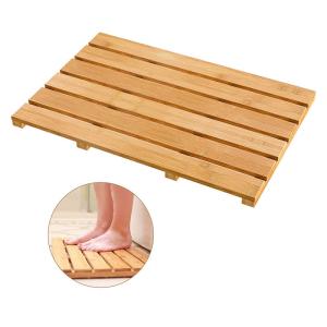Buy cheap Stable Design Non-Slip Bamboo Bathroom Mat with Customized Logo and CE / EU Certificate product