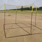 EN71 Portable Volleyball Net Polyester Volleyball Four Square Net