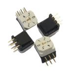 IP67 3x3 Right Angle Type Square 6 Pines Digital Code Rotary Switch Dip