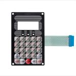 PET/ PC membrane keyboard with led light