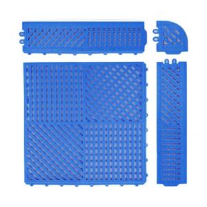 China 30x30 Anti Slip PVC Floor Mat Spas Verandas Interlocking Plastic Floor Tiles on sale