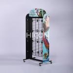 2-way Metal Floor Slipper Display Detachable Hooks Flip Flop Display Rack