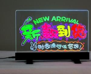 China Flashing Illuminated Erasable Neon LED Writing Board Menu Table Sign with Controller LED Message Board Display LED Sign on sale