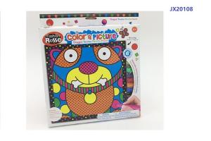 China 9 Inch Kitty Cat Kids Drawing Board Toys With 6 Washable Color Markers on sale