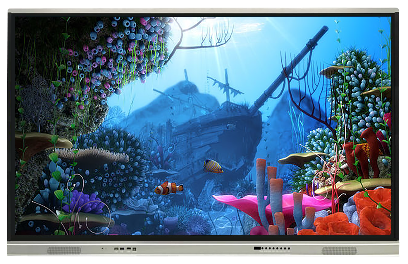 Factory Wholesale Touch Screen Interactive Flat Panel Display With Infrared Touch And Remote Upgrade Over Internet Network Interactive Whiteboard