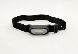China Silicone Rechargeable COB LED Headlamp Black 1x2W 2XAAA on sale