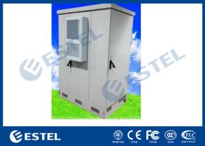 Three Bay Galvanized Steel PEF Base Station Cabinet