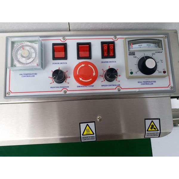 Continuous Band Vertical Sealing Machine With Solid Ink Roll Wheel FRD-1000
