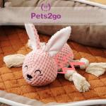 Laser Plush Pointer Pet Cat Chew Toy Can Light Up Soft Rubber Ball