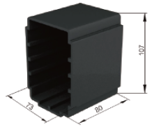 Carbon Brush For HFP95 Series Enclosed Conductor Rail Poles 5,6,7,8,9,10 Max. Voltage 660V