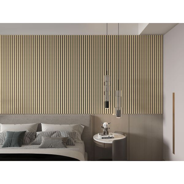 Acoustic Panel Wooden Oak Slat Wall Panel Akoestische Panelen Wood Slat
