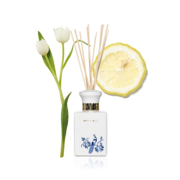 Quality Luxury Natural Essential Oils Home Reed Diffuser Ceramic Pattern Bottle for sale
