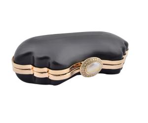 Handbag hardware accessories metal frame with plastic box,purse box and frame for sales