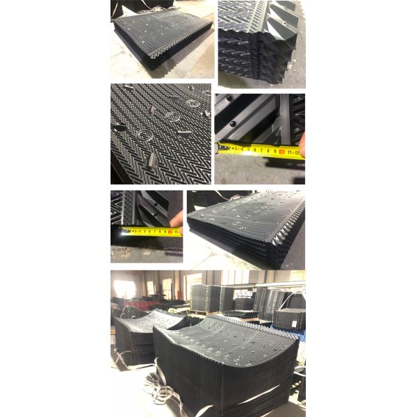 19mm International Cooling Tower Fill Media 0.32-0.6mm 1020/1220/1520mm