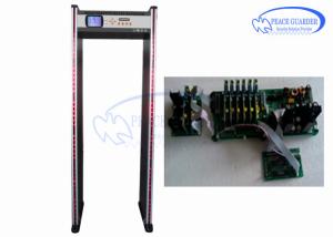 Buy cheap Adjustable Alarm System Archway Metal Detector 33 Zones For Bus Station Security Check product