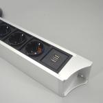 German power hanging under table switch socket for conference table