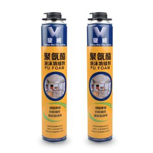 China White Polyurethane Foam Filler , Window And Door Insulating Foam Sealant on sale