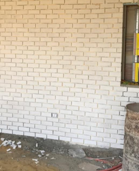 Gray Cement Cultured Stone Brick 60x200mm for Interior Exterior Walls