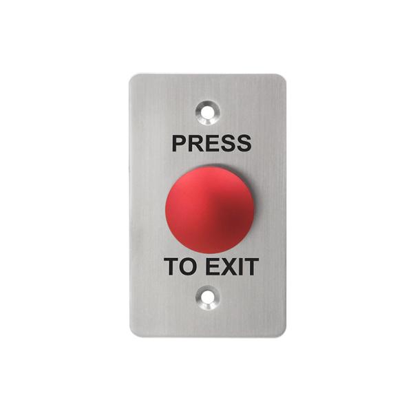 Anti - Vandal Red Door Exit Push Button Micro Switch With Fireproof Material