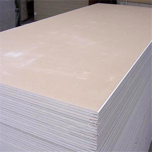 Quality 1200x2400 Plasterboard Gypsum Board Plain Pattern Covered Edge for sale
