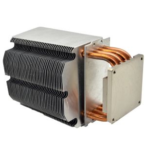 Aluminum Bottom Heatsink With Heatpipe Practical Plating Nickel