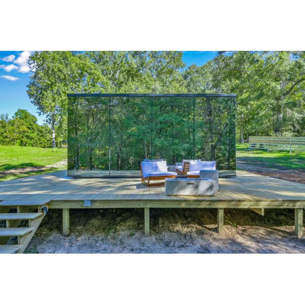 Smooth Finished Customized Size Double Triple Tempered Glazed Solarium Glass Sunrooms