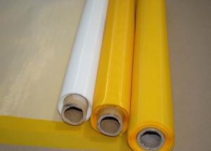 Polyester / Malla Serigrafia Screen Printing Fabric Mesh Yellow Silk Printing Mesh