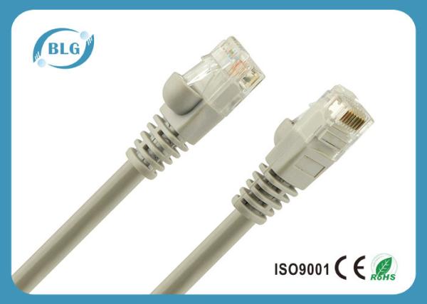 Quality 1.5 M Cat5e UTP Network Patch Cable / Flexible Cat5e Patch Cable Customized Colors for sale