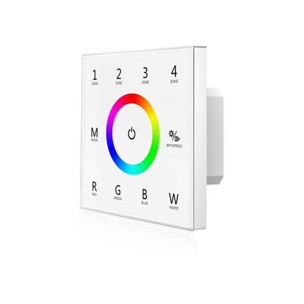 Quality Brightness Dimming RGBW LED Controller Touchable Panel 2.4G RF&DMX512 for sale