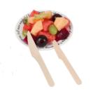 Custom 16cm Disposable Wooden Utensils Biodegradable Cutlery Knives
