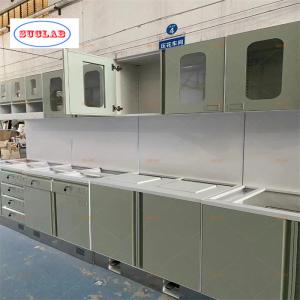 China Full Steel Medical Disposal Cupboard  Price with Three Section Slider on sale