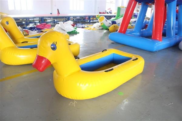 Quality Swimming Tarpaulin 0.9mm Giant Inflatable Duck Pool Float for sale