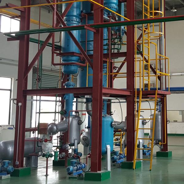 Quality set up the production line waste lubricants engine oil recycle machine High accuracy of temperature control for sale