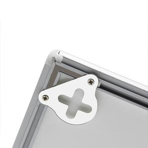 China Kfc Outdoor Menu Board LED Advertising Light Box Slim Snap Frame 12mm Thickness on sale